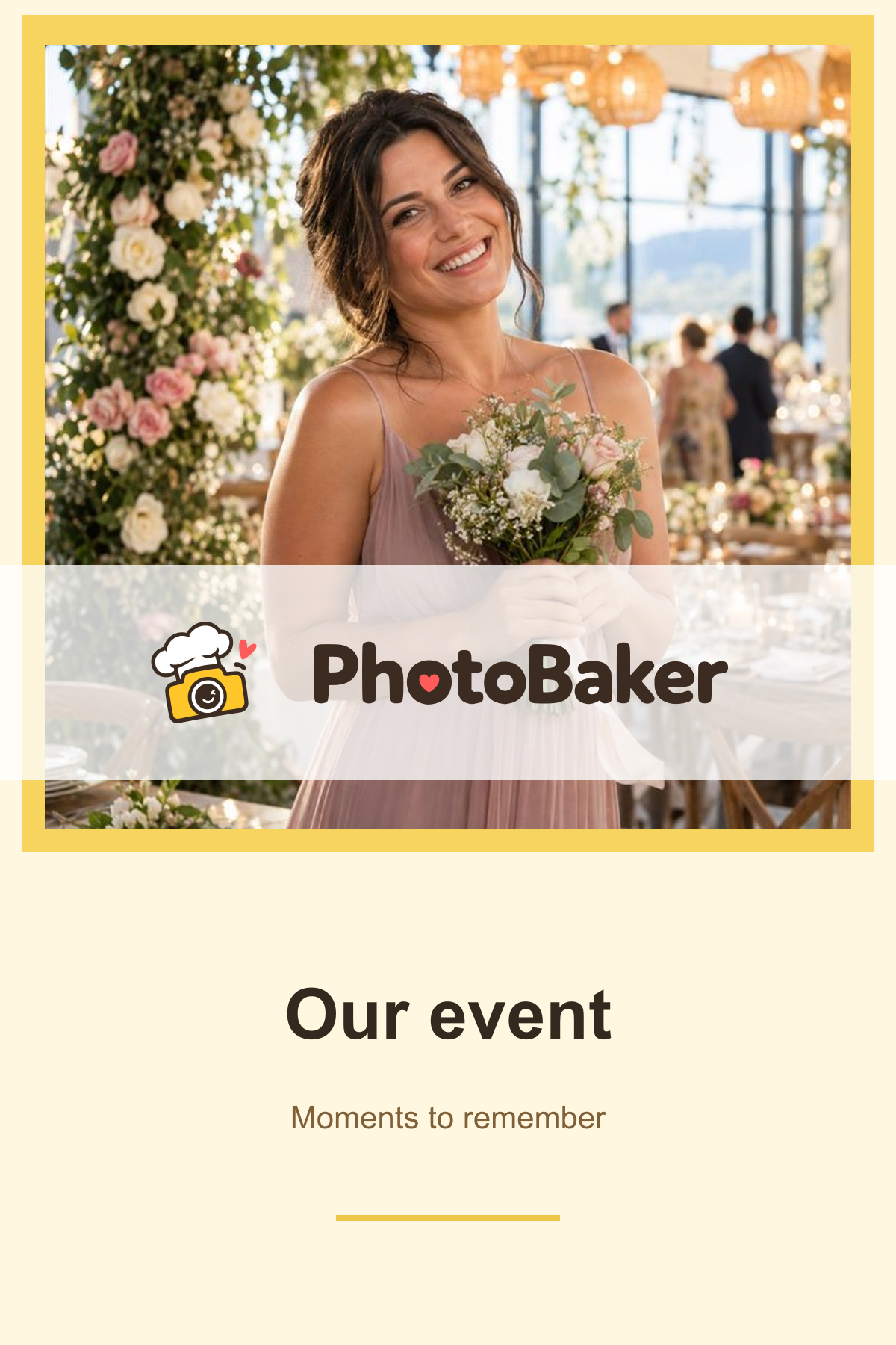 Demo print with the PhotoBaker graphic watermark